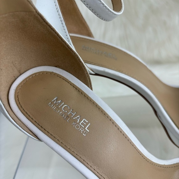 MICHAEL KORS OPEN TOE PUMPS HEELS SIZE 7 WOMAN - Picture 12 of 14
